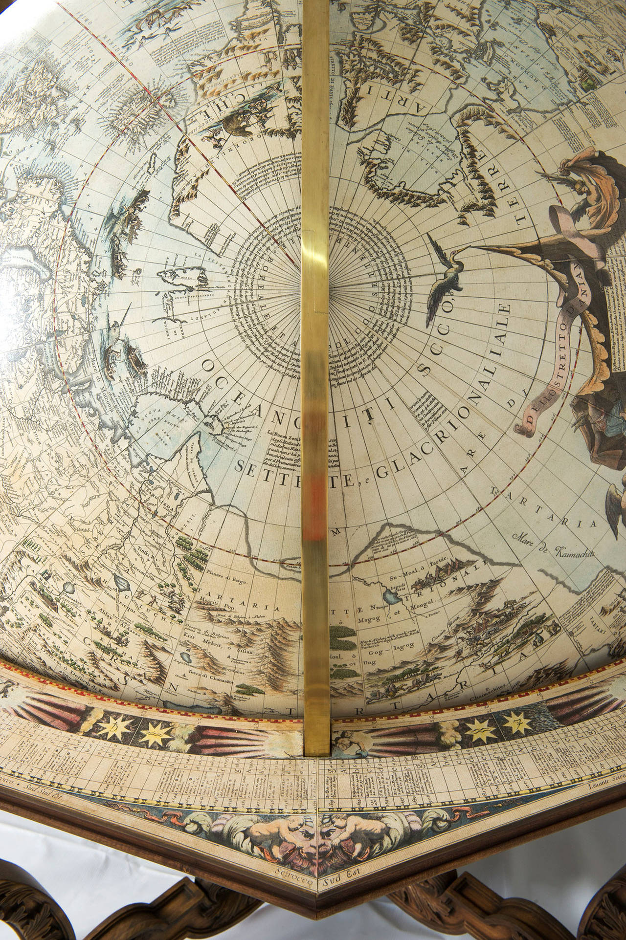 Papier Coronelli - Globes terrestres et célestes