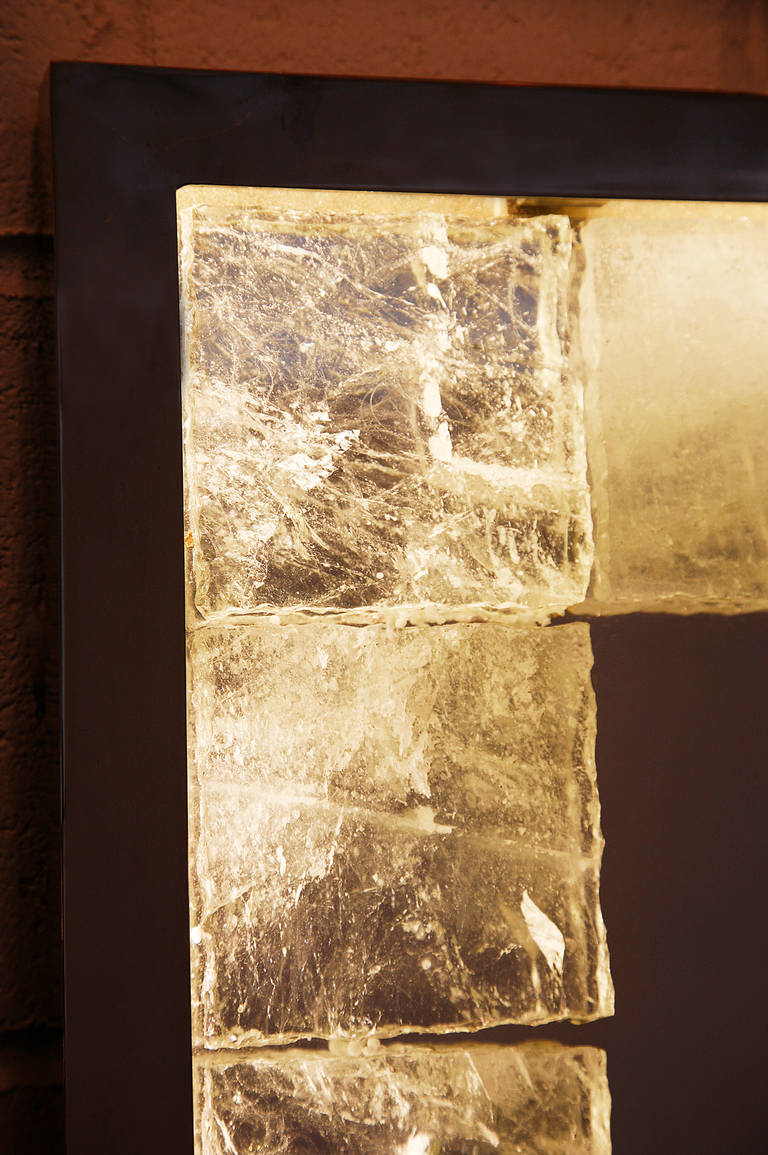 Espejo de cristal de roca con luz de Andre Hayat 2
