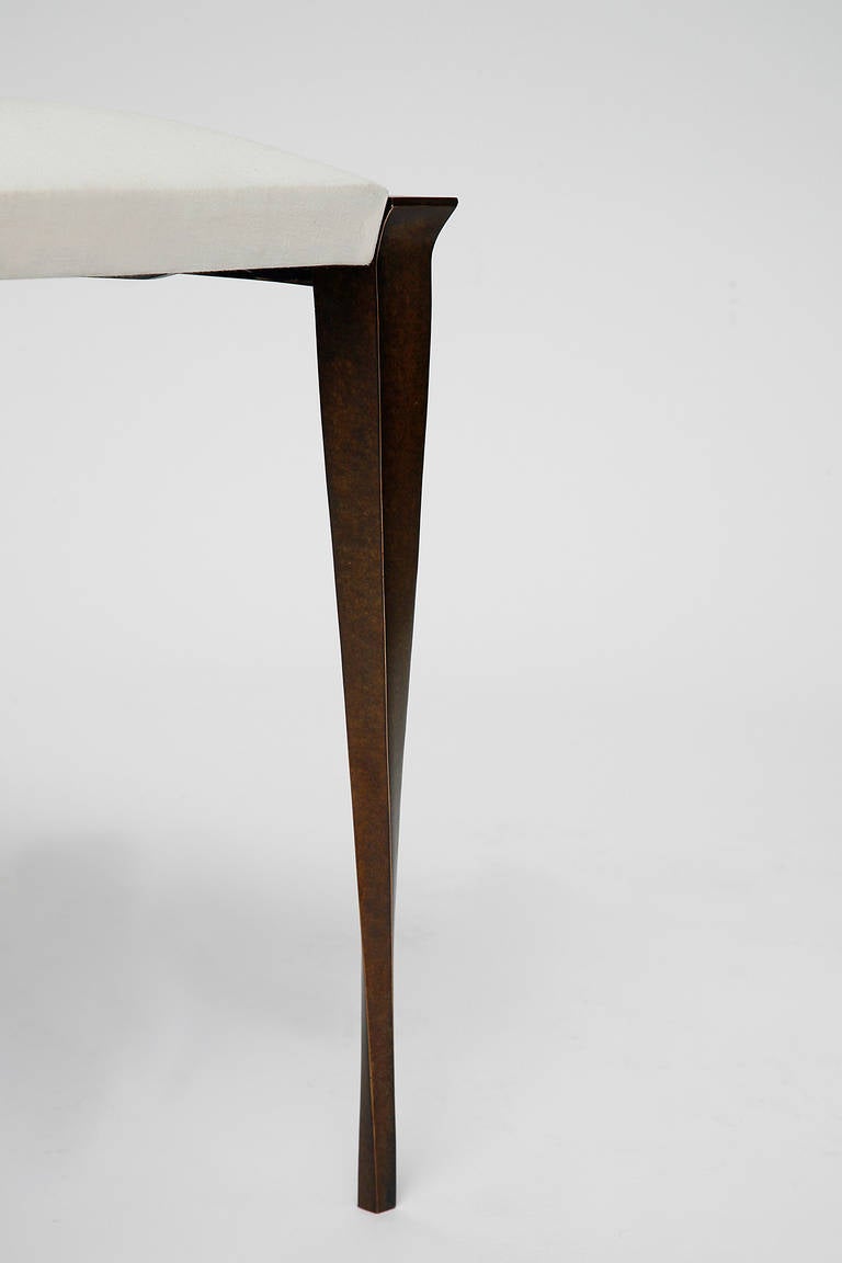 Elegant Bronze Bench by Anasthasia Millot 1