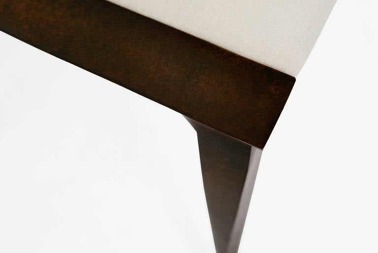 Elegant Bronze Bench by Anasthasia Millot 2