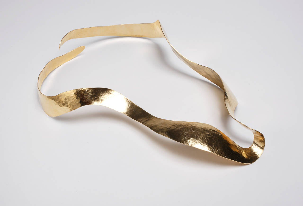 Sculptural Meander Necklace by Jacques Jarrige, 2014 In Excellent Condition For Sale In New York, NY