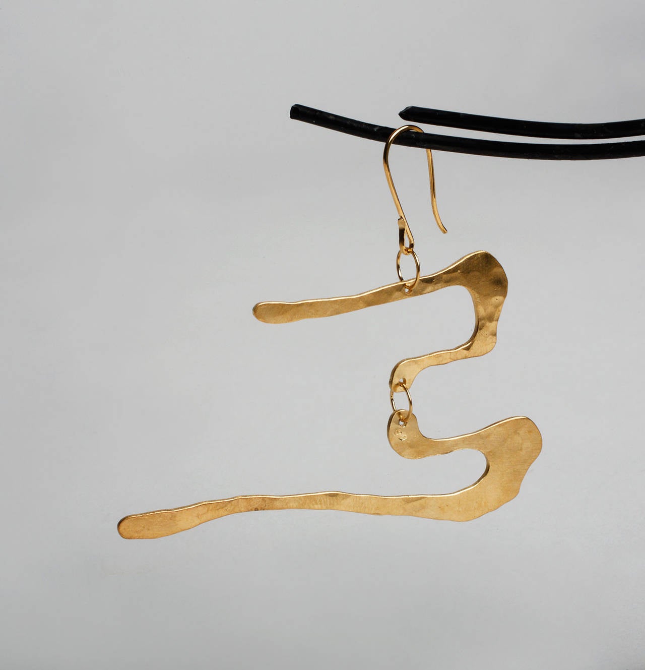 Contemporary Gold Mobile Earrings by Jacques Jarrige, 2014 For Sale