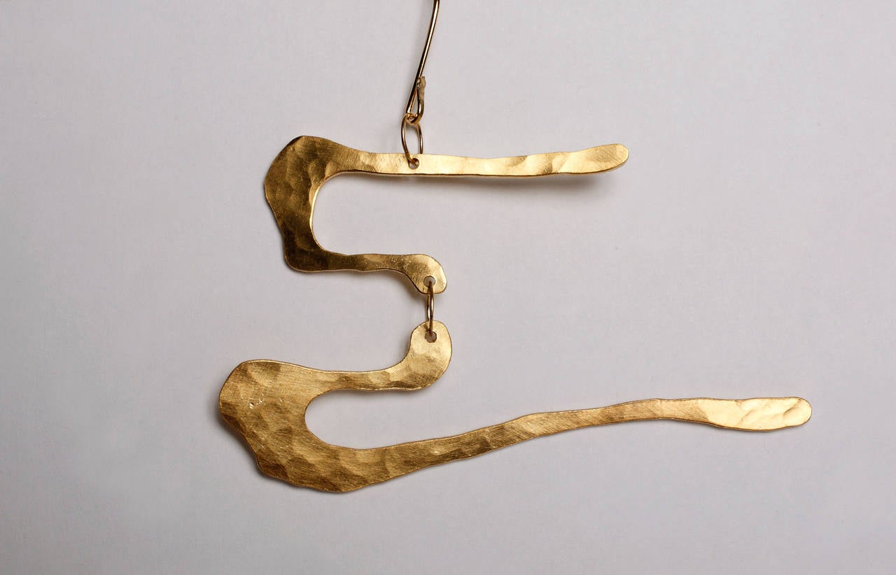 French Gold Mobile Earrings by Jacques Jarrige, 2014 For Sale