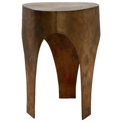Unique Stool in Bronze by Jacques Jarrige, 2005