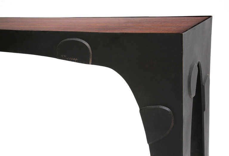 Bronze Console by Jacques Jarrige, 2006 In Good Condition For Sale In New York, NY