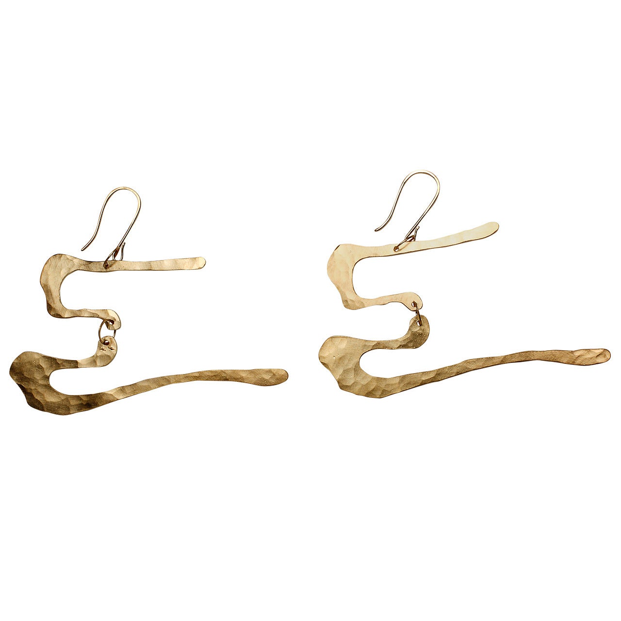 Gold Mobile Earrings by Jacques Jarrige, 2014