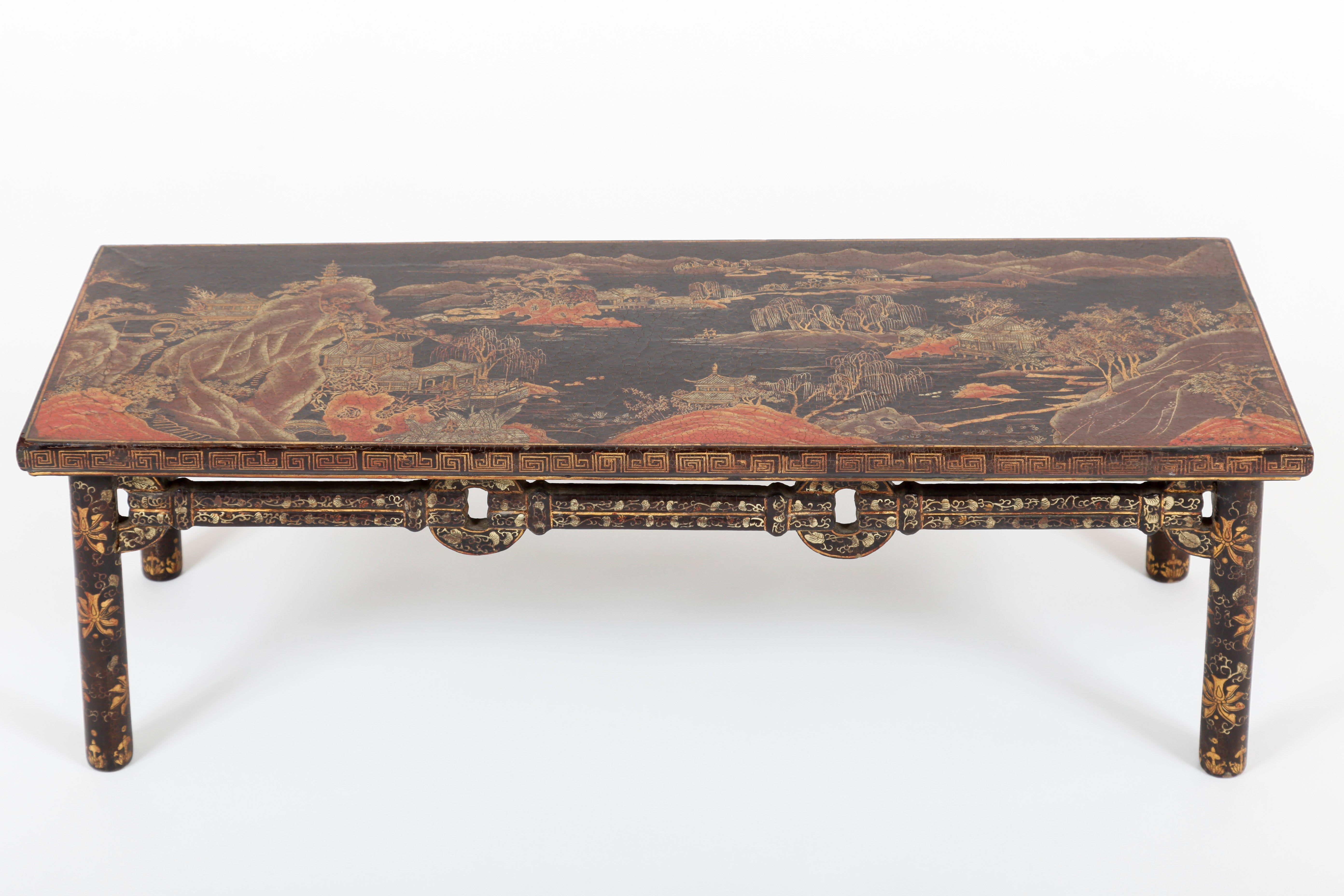 Fine Chinese Qing Dynasty Lacquered Coffee Table