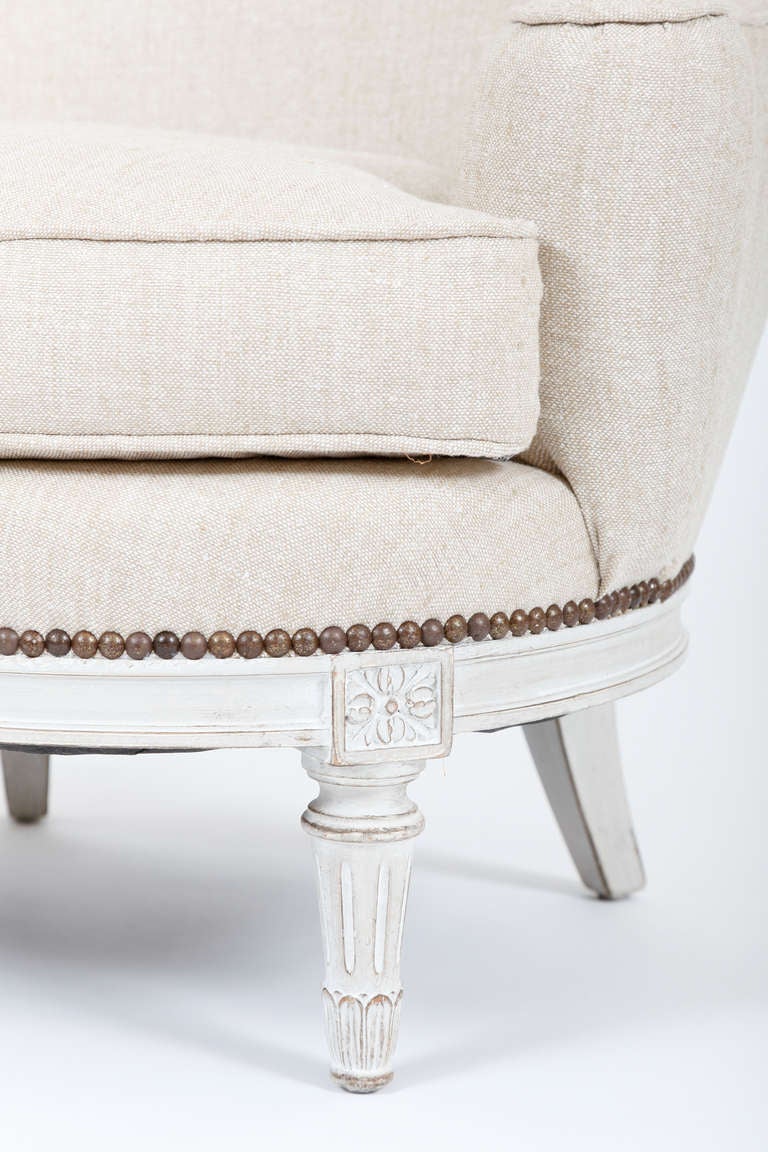 French Small Art Deco Armchair in the Louis XVI Taste 2