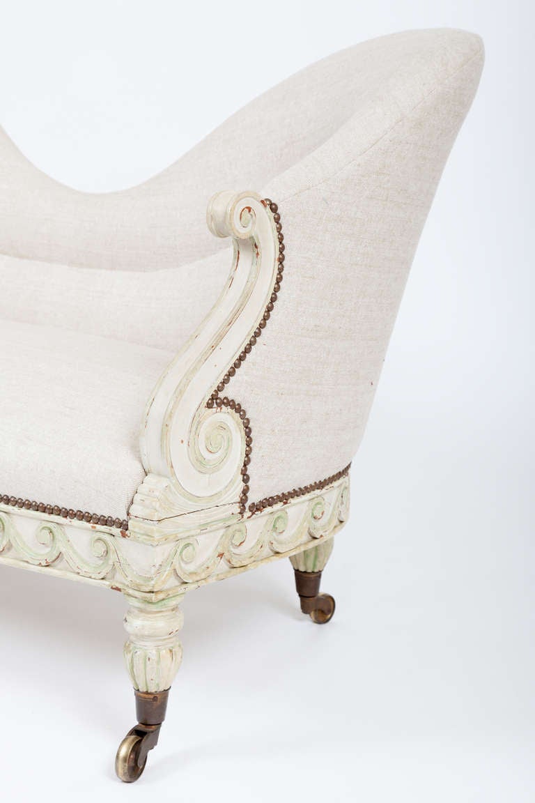 19th Century English William IV Settee