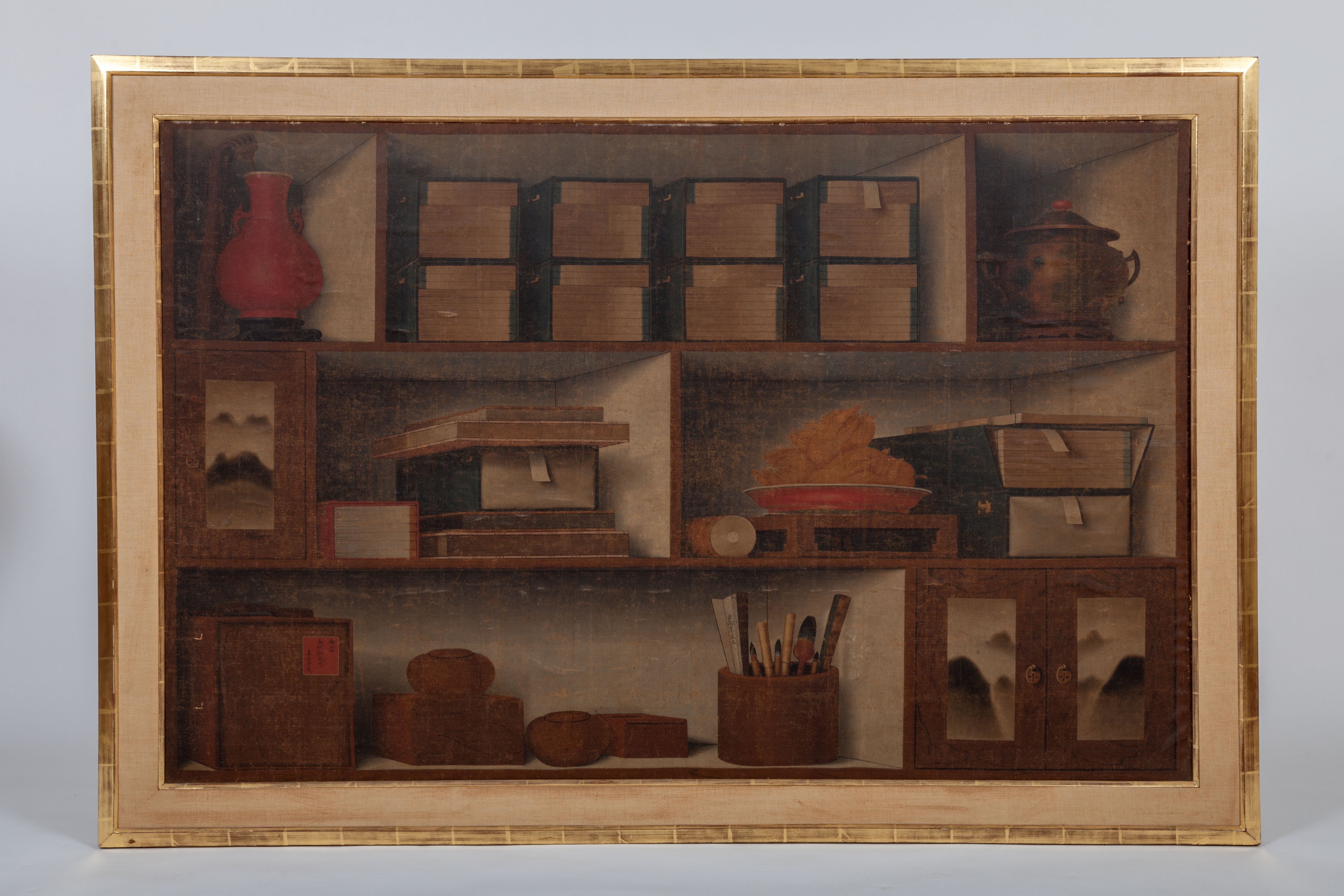 Fine and Rare Korean Chaekkori Painting