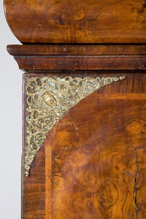 18th Century and Earlier Fine Queen Anne Cabinet on Chest attributed to John Coxed