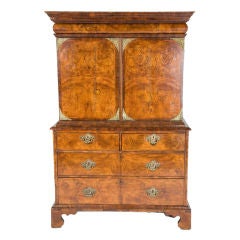 Fine Queen Anne Cabinet on Chest attributed to John Coxed