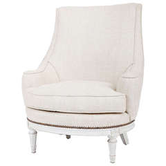 French Small Art Deco Armchair in the Louis XVI Taste