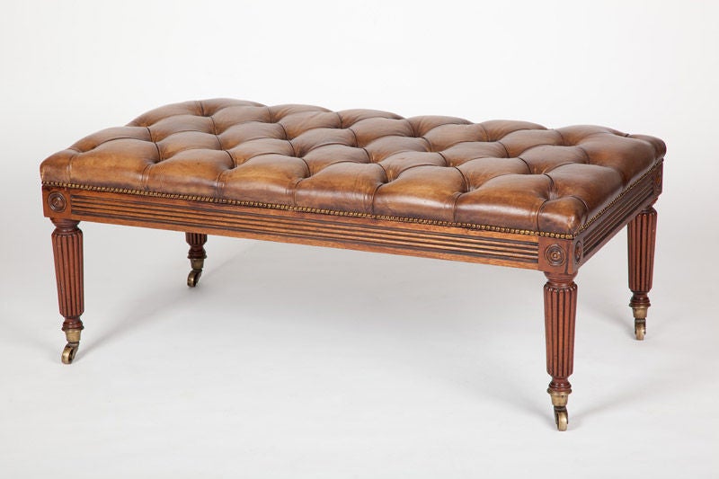 English Edwardian Bench in the Regency Taste