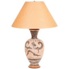 Italian Grand Tour Lamp in the Etruscan Taste