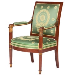 Antique French Empire Armchair