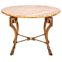 French Cocktail Table Attributed to Gilbert Poillerat