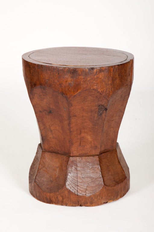 Korean Wooden Mortar Table at 1stDibs