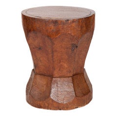 Antique Korean Wooden Mortar Table
