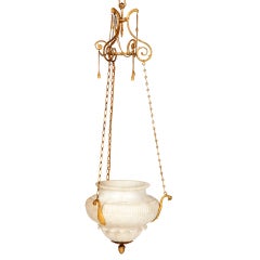 Very Fine and Rare German Neoclassical Hanging Lantern