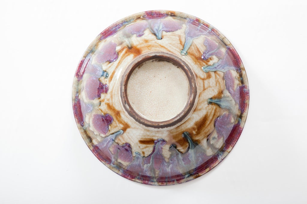 Ceramic Chinese Qing Flambe Bowl