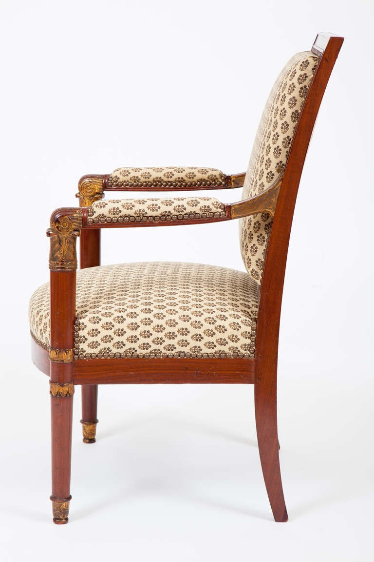 19th Century French Empire Armchair