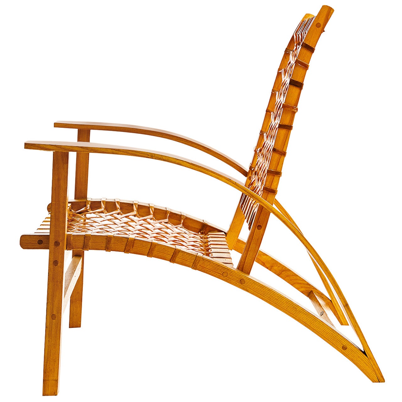 Rustic Modernist Armchair by Carl Koch