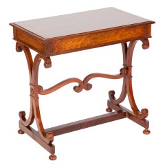 English Regency Rosewood Side Table