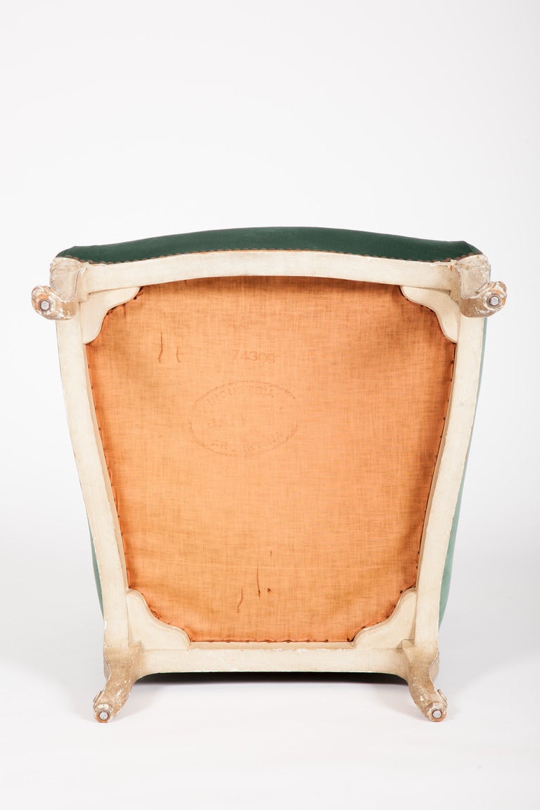Mid-20th Century Louis XV Style Slipper Chair by Maison Jansen