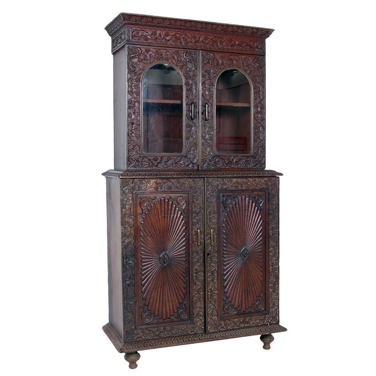 Anglo-Indian Cabinet, 19th Century For Sale