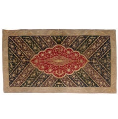 Antique Hukka Mat/ Velvet Floor Covering