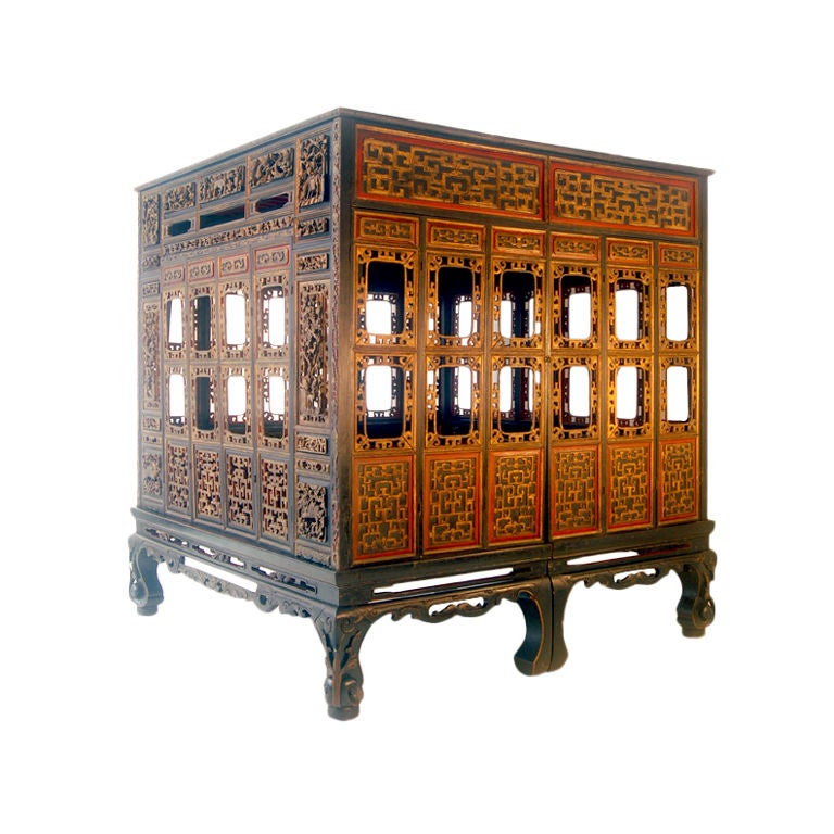 Straits Chinese Bed, Mid-19th Century For Sale