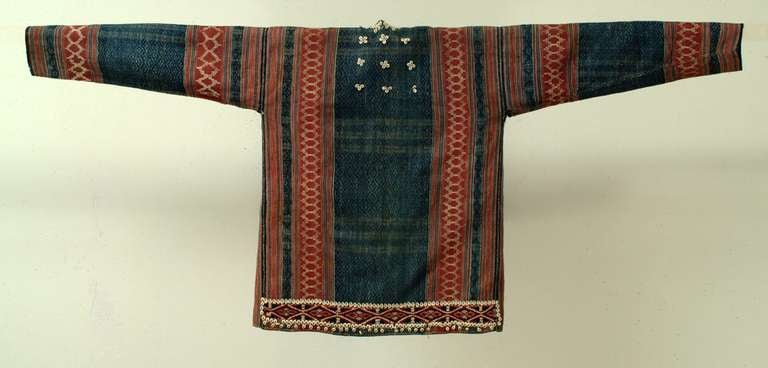 19th Century Indonesian Indigo Jacket For Sale