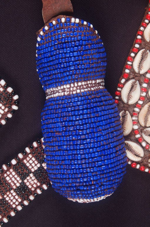 Congolese Yet Beaded Kuba Belt For Sale