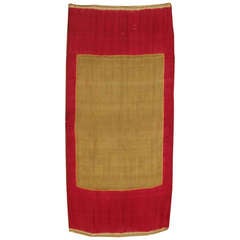 Antique Resist-Dyed Silk Lawon, Indonesia 19th Century