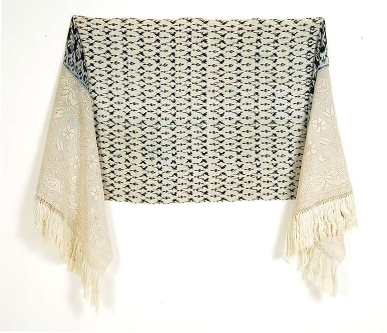 Ecuadorean Ikat Shawl For Sale