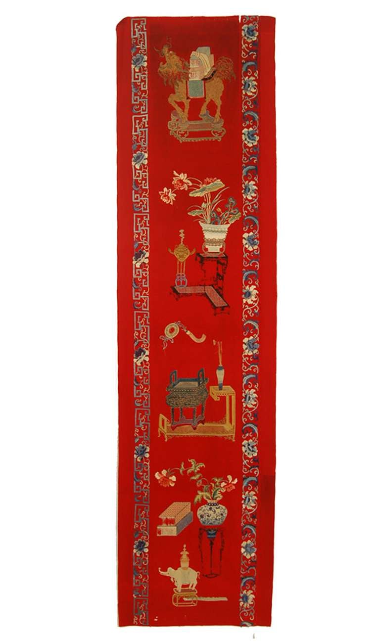 Chinese Embroidered Wall Hanging For Sale