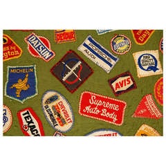 Vintage Automotive Patch Blanket