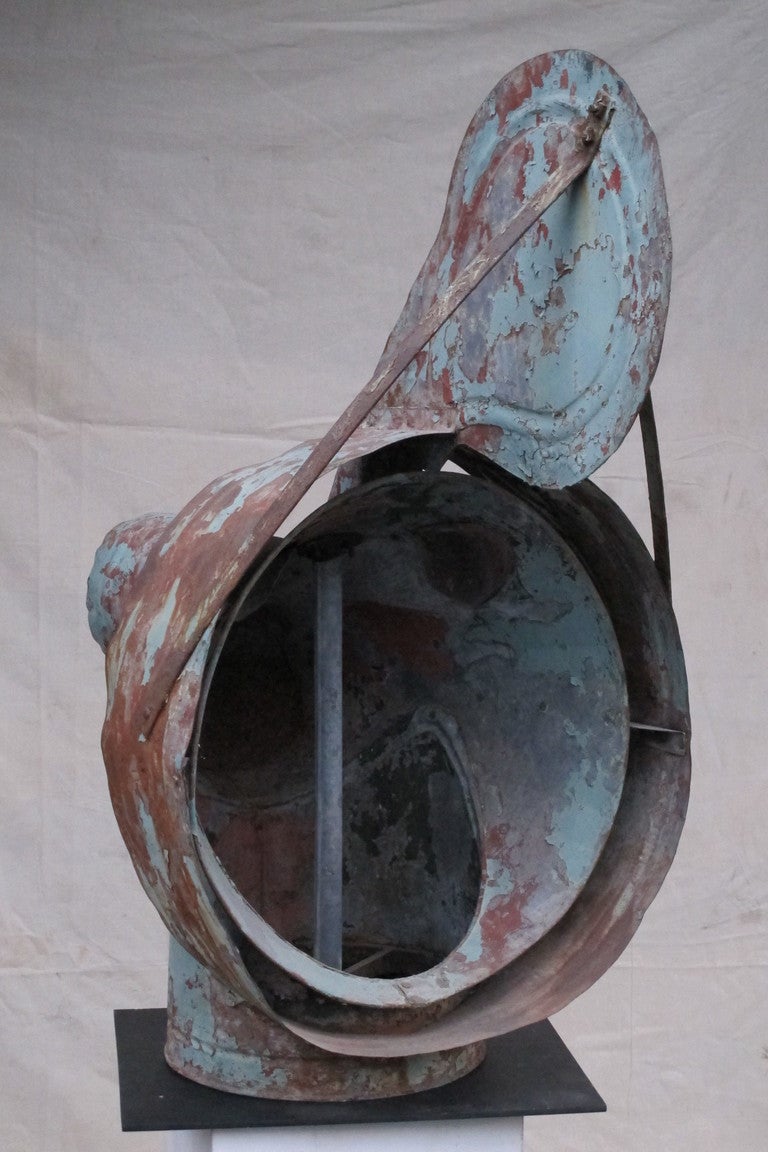 20th Century Painted Tin Barn Vent Head