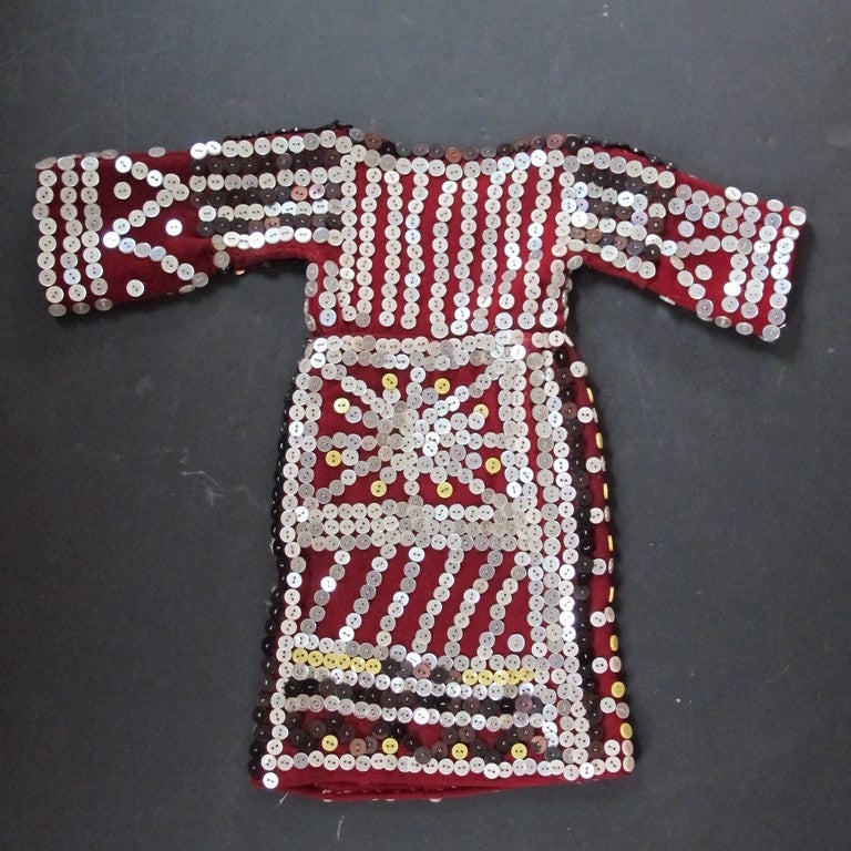 Canadian Button Dress for Dolls