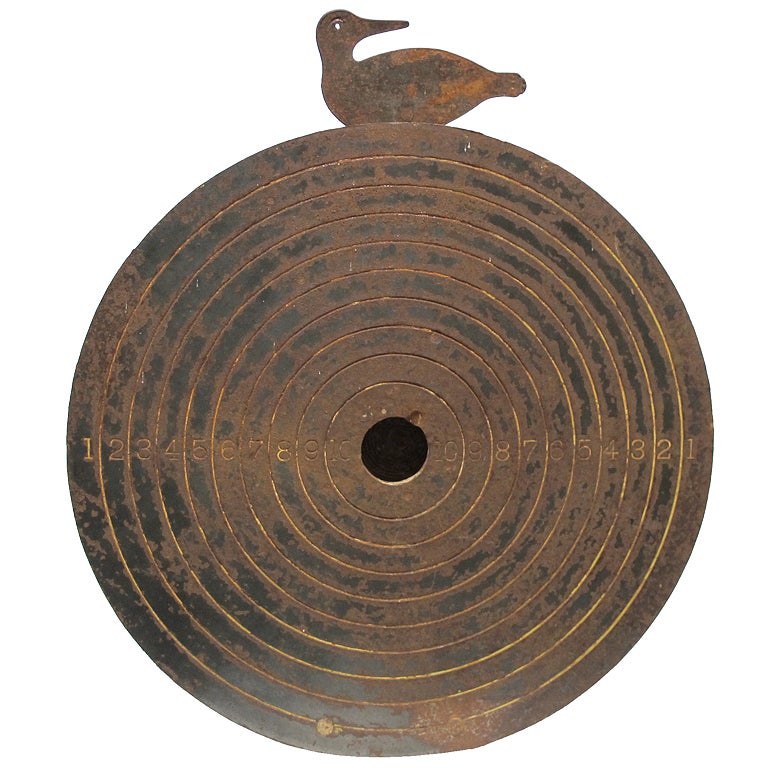 Duck Over Bullseye Arcade Target at 1stDibs