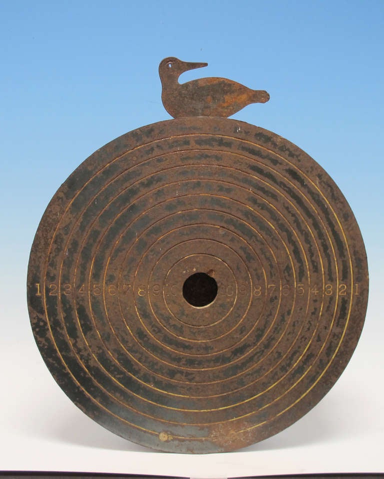 Duck Over Bullseye Arcade Target at 1stDibs
