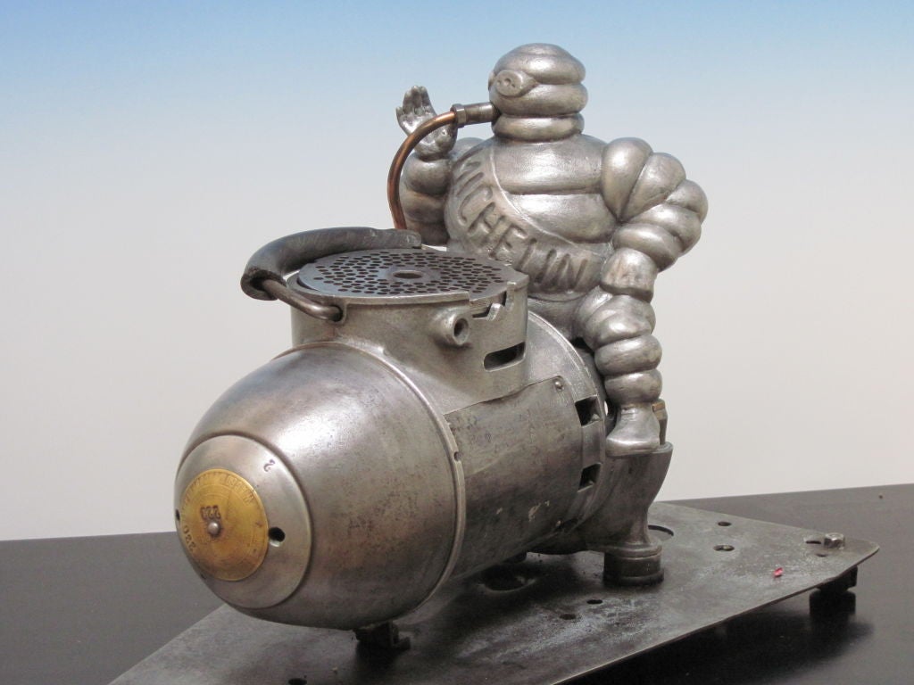 French Michelin Man Air Compressor
