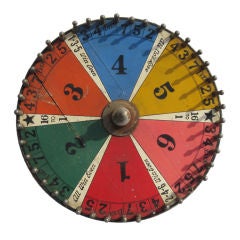 Vintage Spinning Gaming Wheel