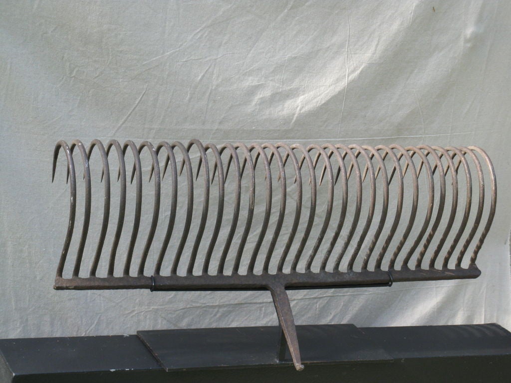 antique clam rake