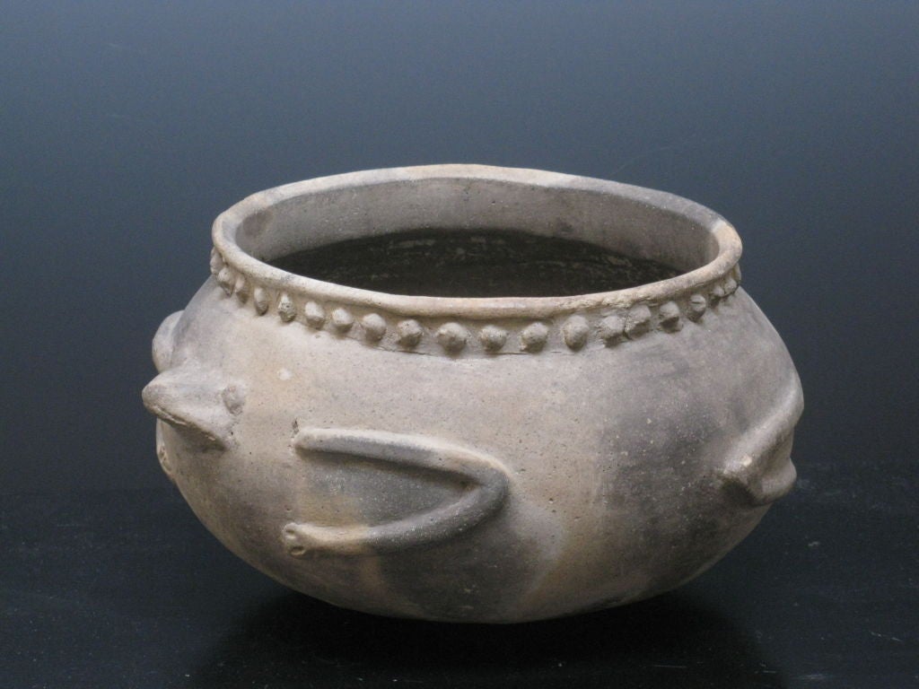 Native American Frog Effigy Bowl