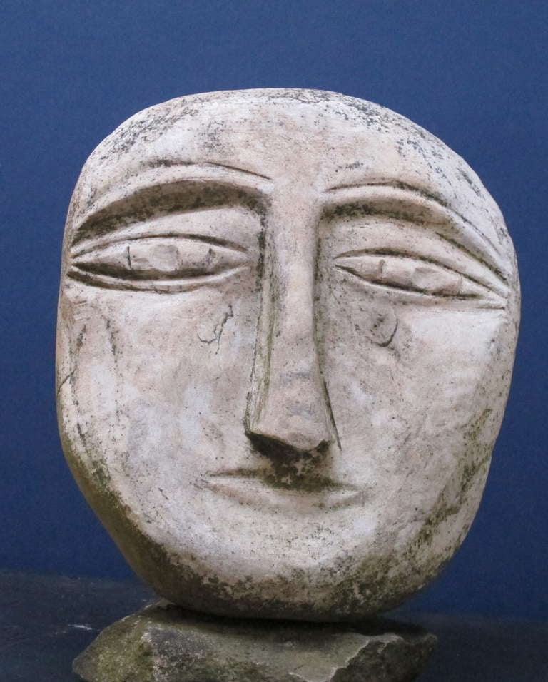 Contemporary Stone Head by Ted Ludwiczak