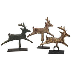 Three Leaping Deer Arcade Targets