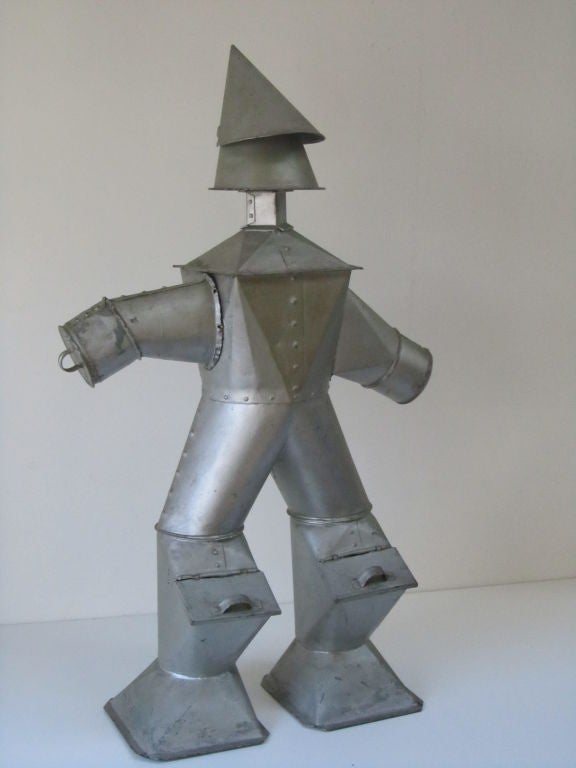 Abstract  Tin Man Trade Sign For Sale 1