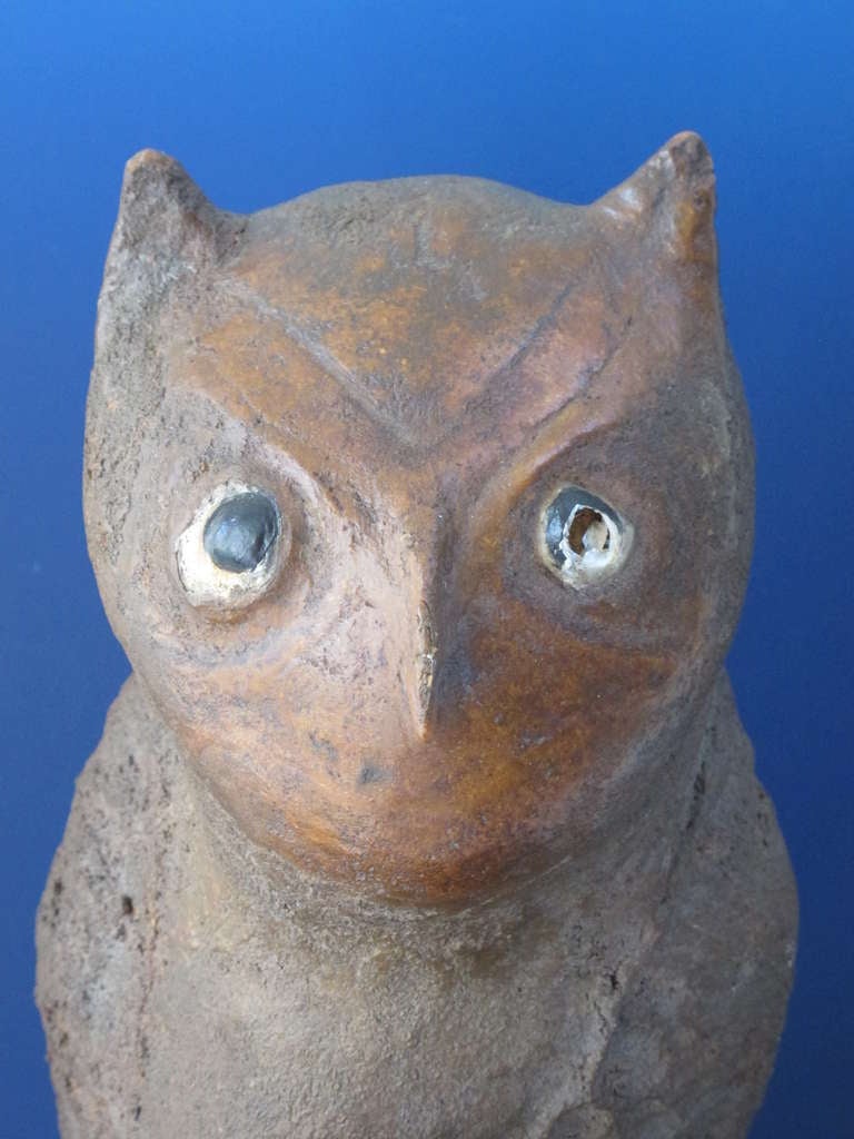 Owl Folk Sculpture In Good Condition For Sale In New York, NY